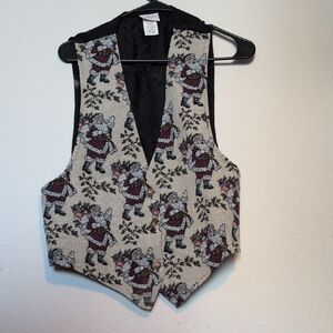 Two Santa Christmas Vests